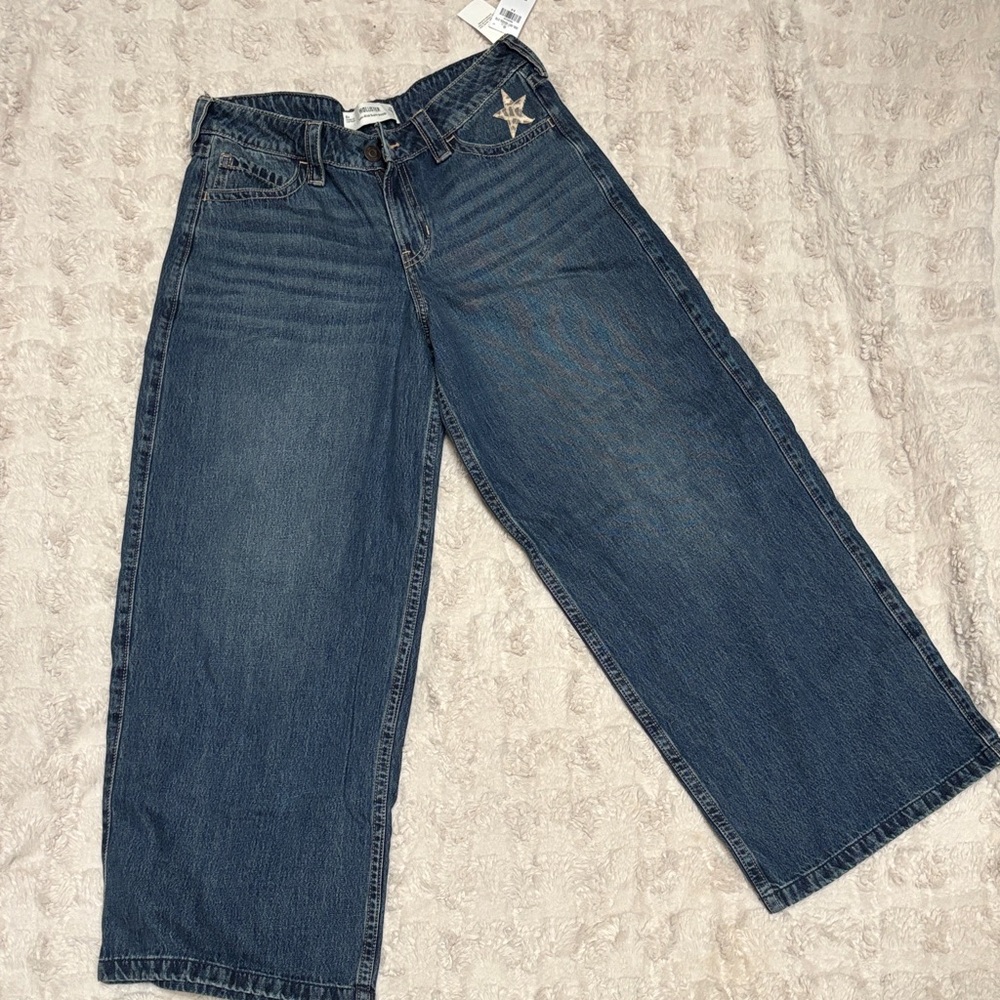 Hollister Women's Blue Flare Jeans